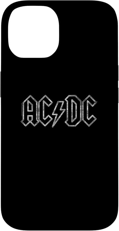 AC/DC Rock Music Band Jagged Logo Custodia per iPhone 14