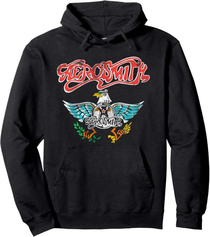 Aerosmith Aquila Felpa con Cappuccio