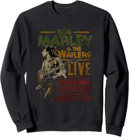Bob Marley BTRTW I Wailers Live Felpa