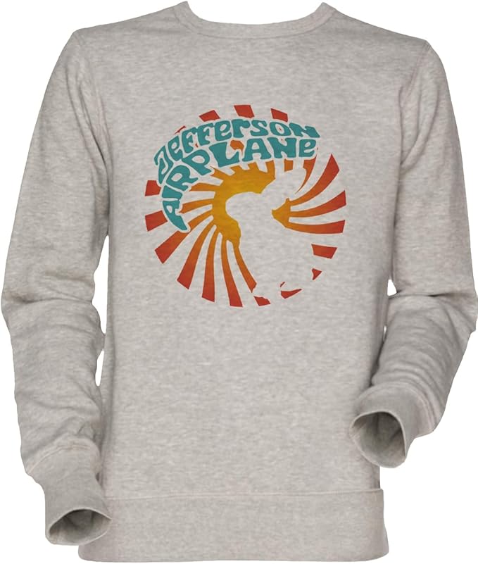 Jefferson Airplane Unisex Uomo Donna Felpa