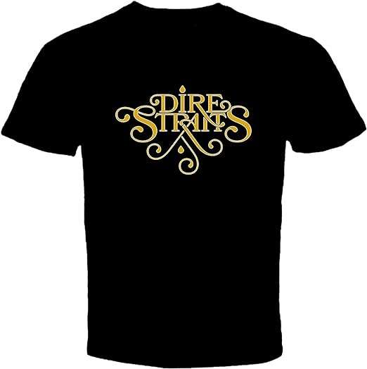 New Dire Straits British Legend Men's Logo T-Shirt