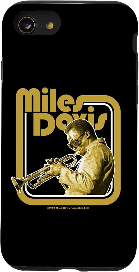Custodia per iPhone SE Miles Davis - Tromba dorata retrò