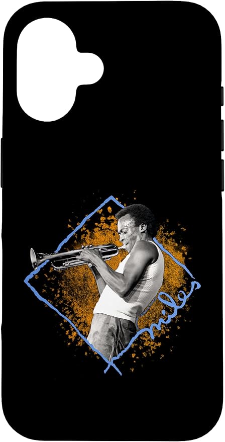 Miles Davis Squiggly Box di David Gahr Custodia per iPhone 16