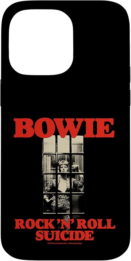 Custodia per iPhone 14 Pro Max David Bowie Rock N Roll Suicide