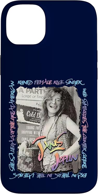 Janis Joplin_001_Back Printed Custodia per iPhone