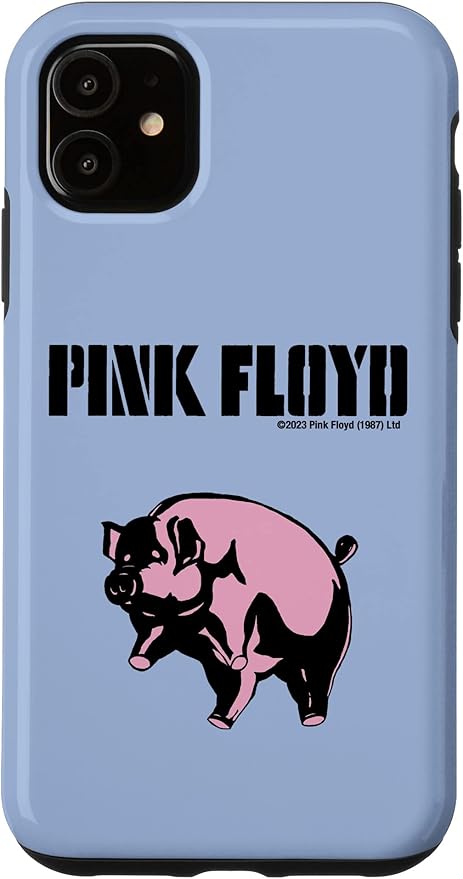 Custodia per iPhone 11 Pink Floyd Animali Maiale volante