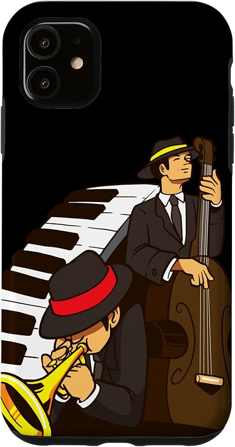 Jazz Club Cool Retro Jazz Musica Custodia per iPhone 11